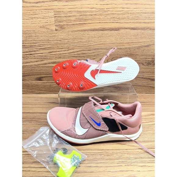Nike Zoom Rival Jump Track & Field Spikes Pink (HQ2063-600) Mens Sz 8.5 - Picture 8 of 10
